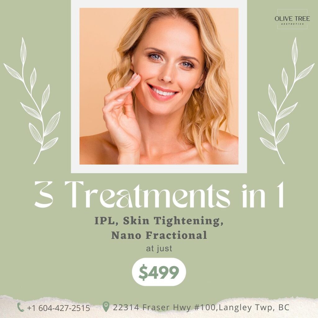 3 Treatments in 1 offer